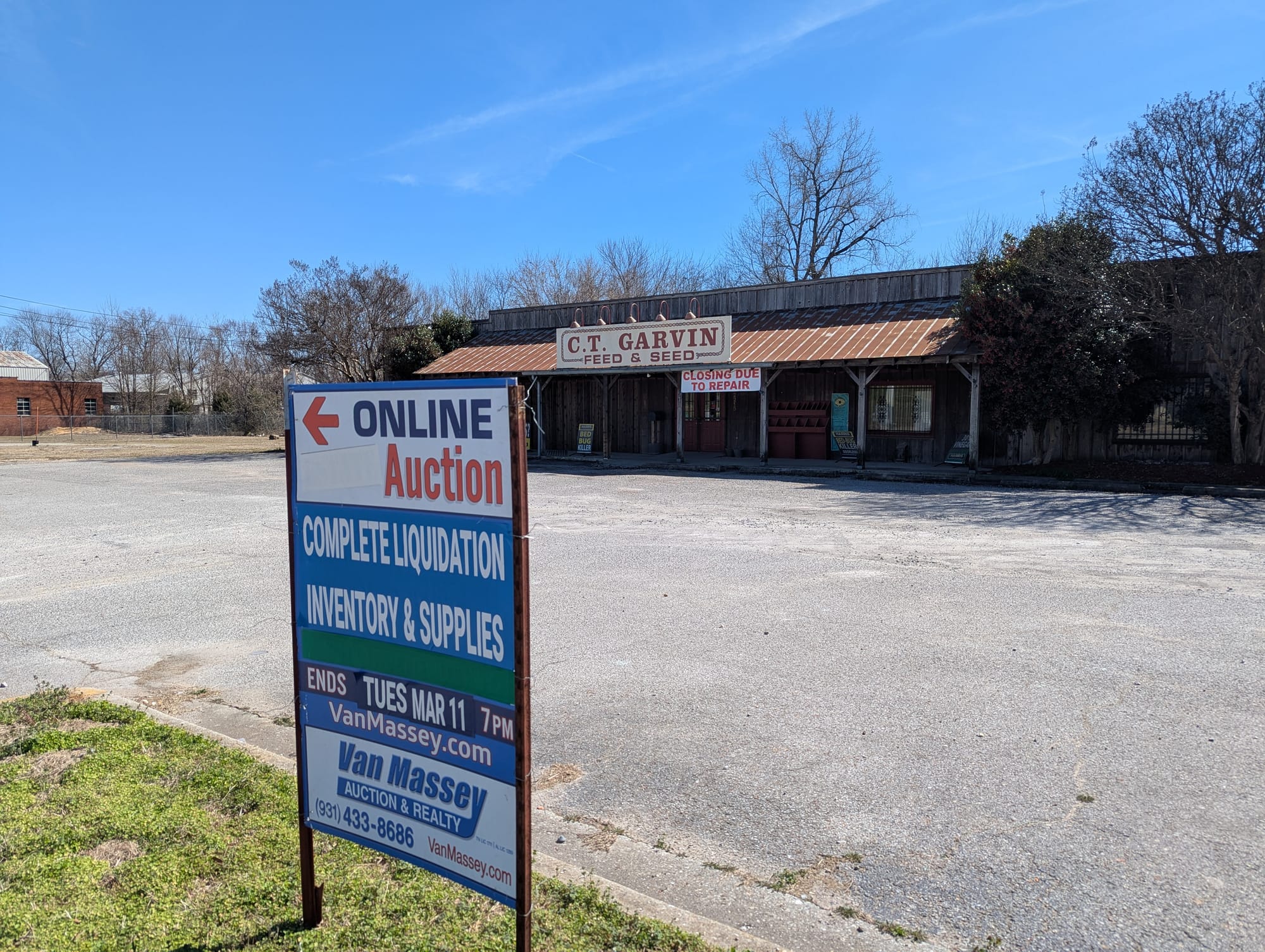 C.T. Garvin Closes Huntsville Location, End of an Era