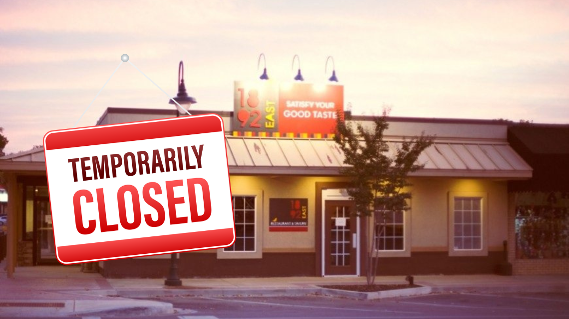 1892 East Restaurant & Tavern Pauses Operations in Huntsville’s Five Points