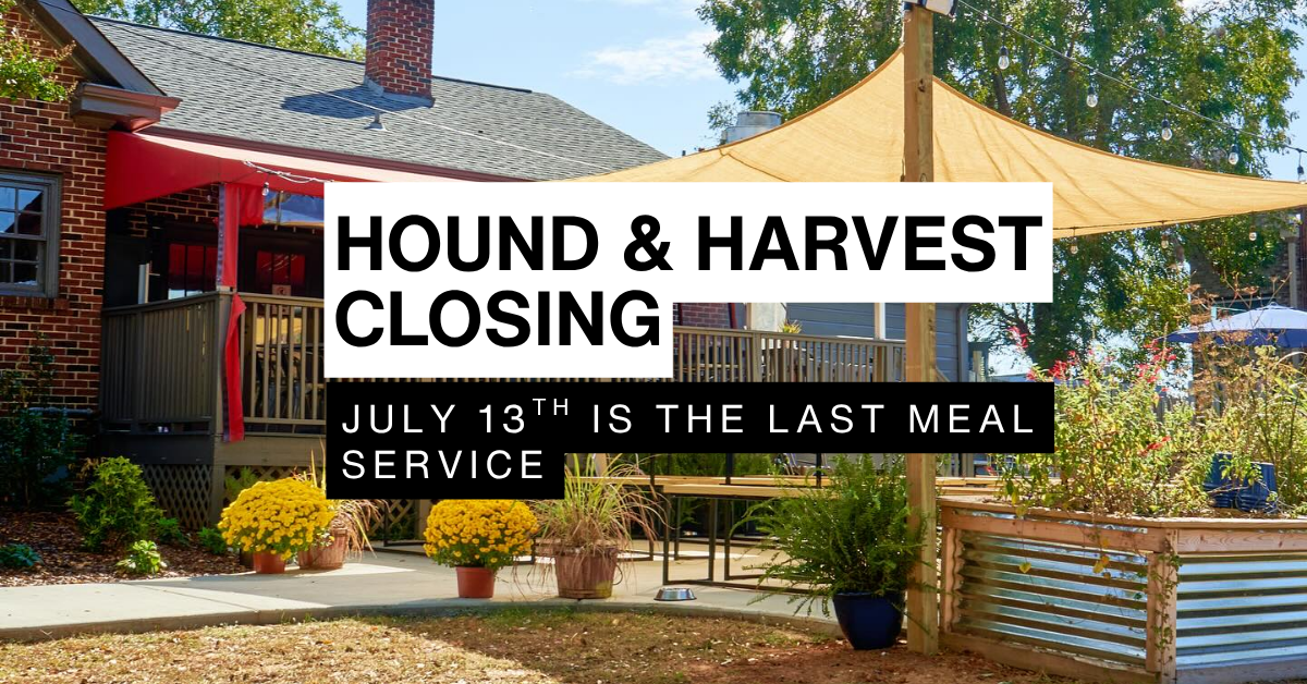 Hound & Harvest in Huntsville, Alabama, to Close Its Doors on July 13, 2025
