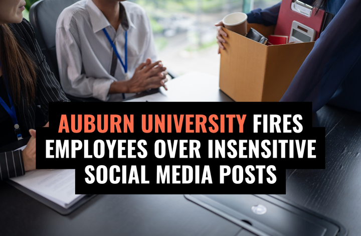Auburn University Terminates Employees Over Insensitive Social Media Posts Following Charlie Kirk Assassination