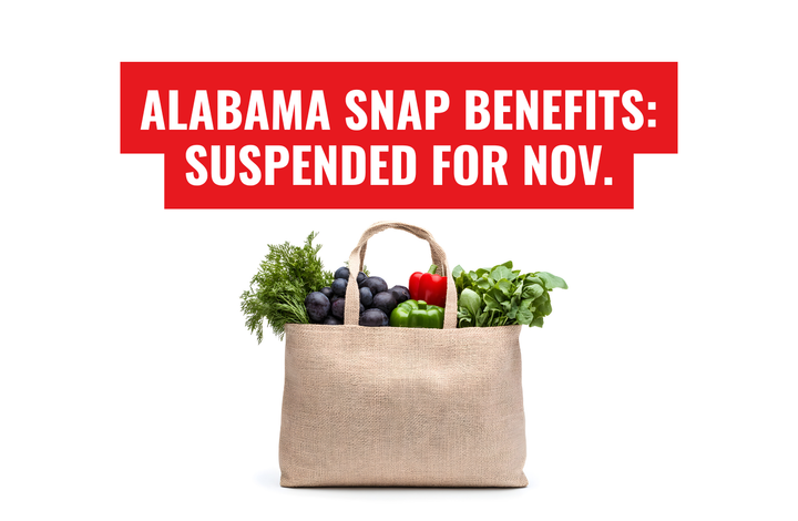 Alabama SNAP Benefits Face Suspension Amid Federal Government Shutdown